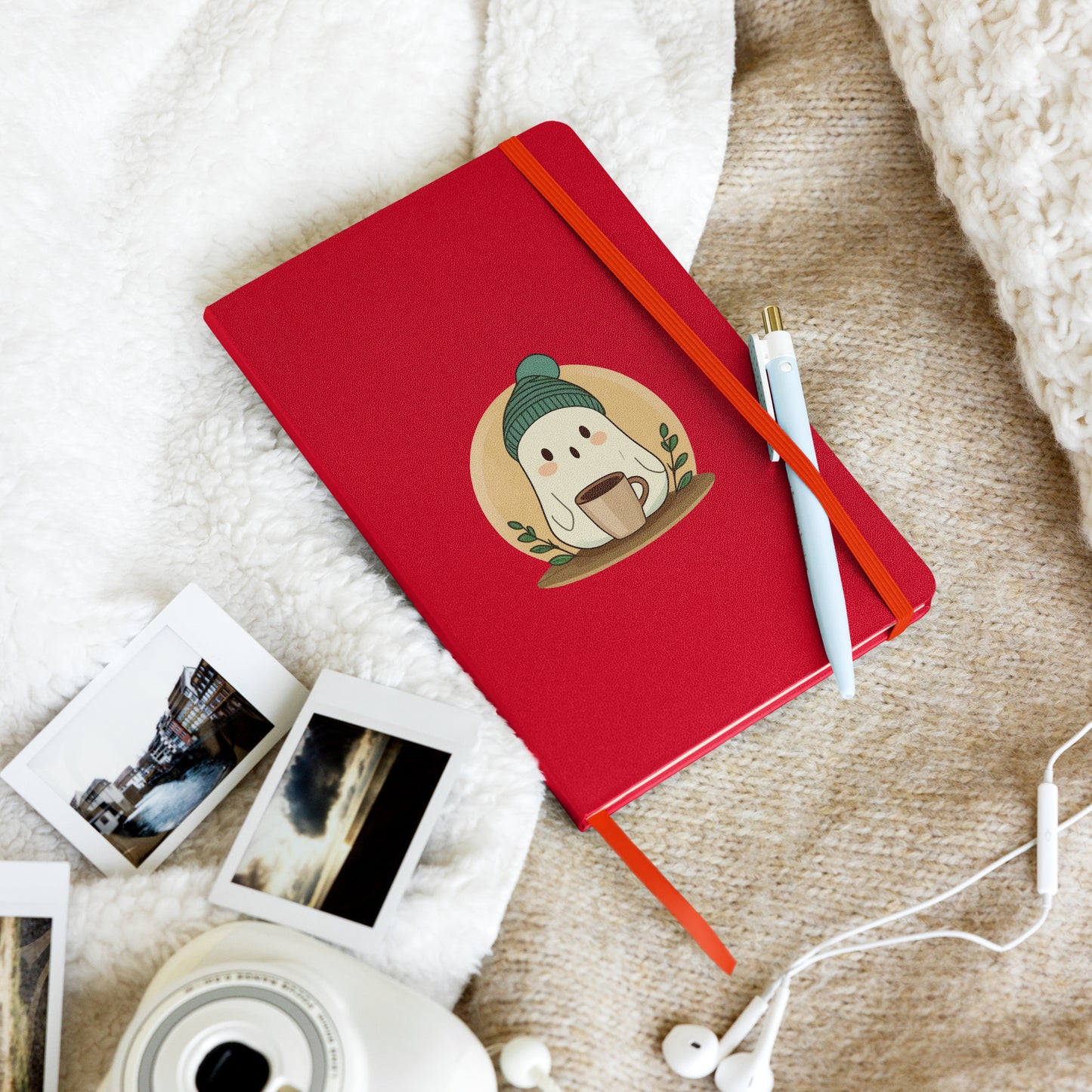 Hardcover bound notebook