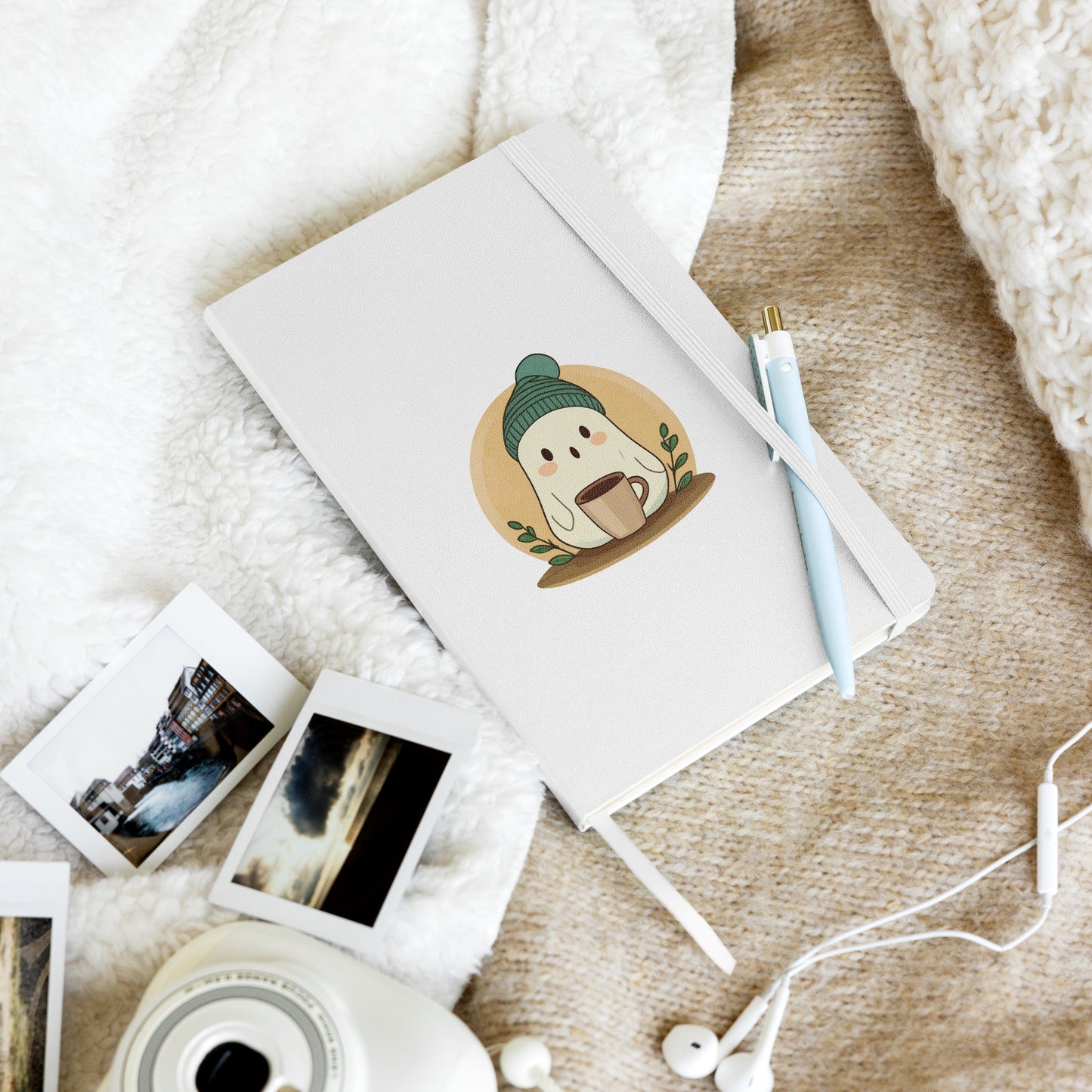 Hardcover bound notebook
